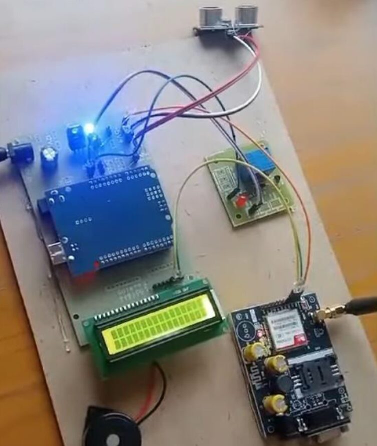 animal detection and sms