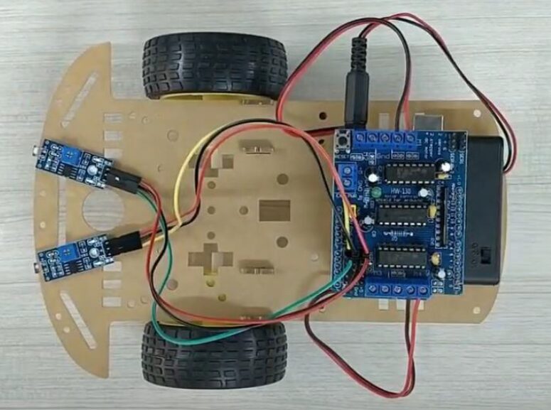 light following robot (phototropic bot)